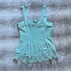 Love Stitch Mint Green Top